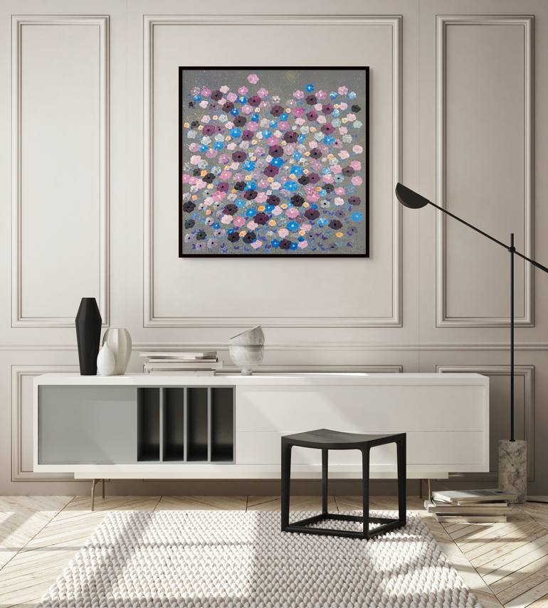 Original Expressionism Floral Painting by Dorothea Sandra