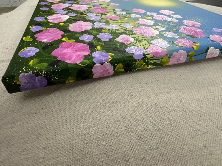 Original Impressionism Floral Painting by Dorothea Sandra
