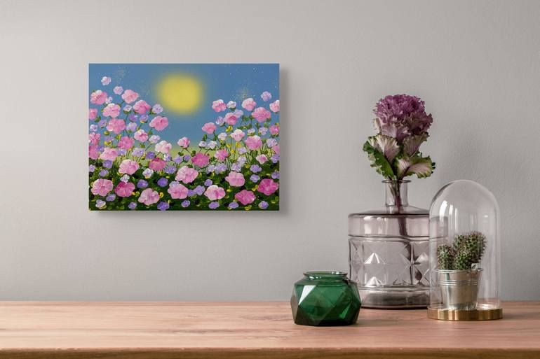Original Impressionism Floral Painting by Dorothea Sandra