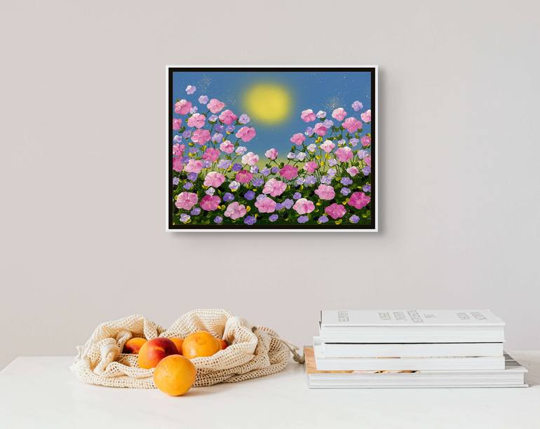 Original Impressionism Floral Painting by Dorothea Sandra