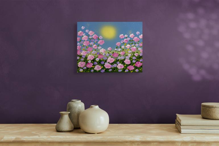 Original Impressionism Floral Painting by Dorothea Sandra