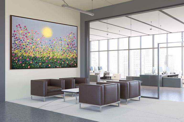 Original Expressionism Landscape Painting by Dorothea Sandra