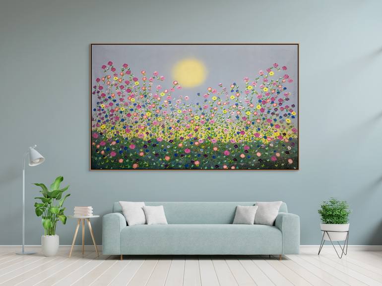 Original Expressionism Landscape Painting by Dorothea Sandra