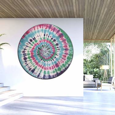 Original Abstract Geometric Paintings by Andrea Derujinsky