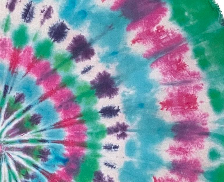 Original Abstract Geometric Painting by Andrea Derujinsky