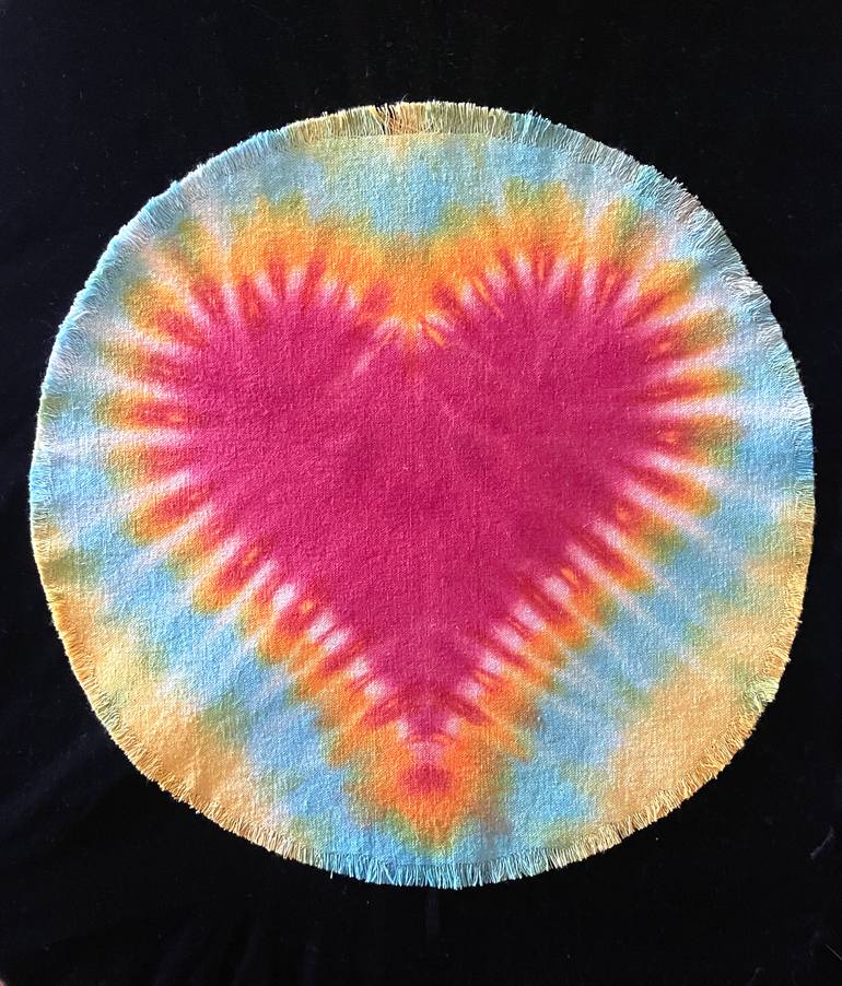 Original Abstract Expressionism Love Painting by Andrea Derujinsky