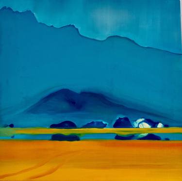 Original Abstract Expressionism Landscape Paintings by Hilary Packham