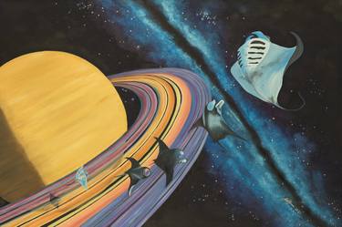 Print of Fine Art Outer Space Paintings by Kelsey Hottman