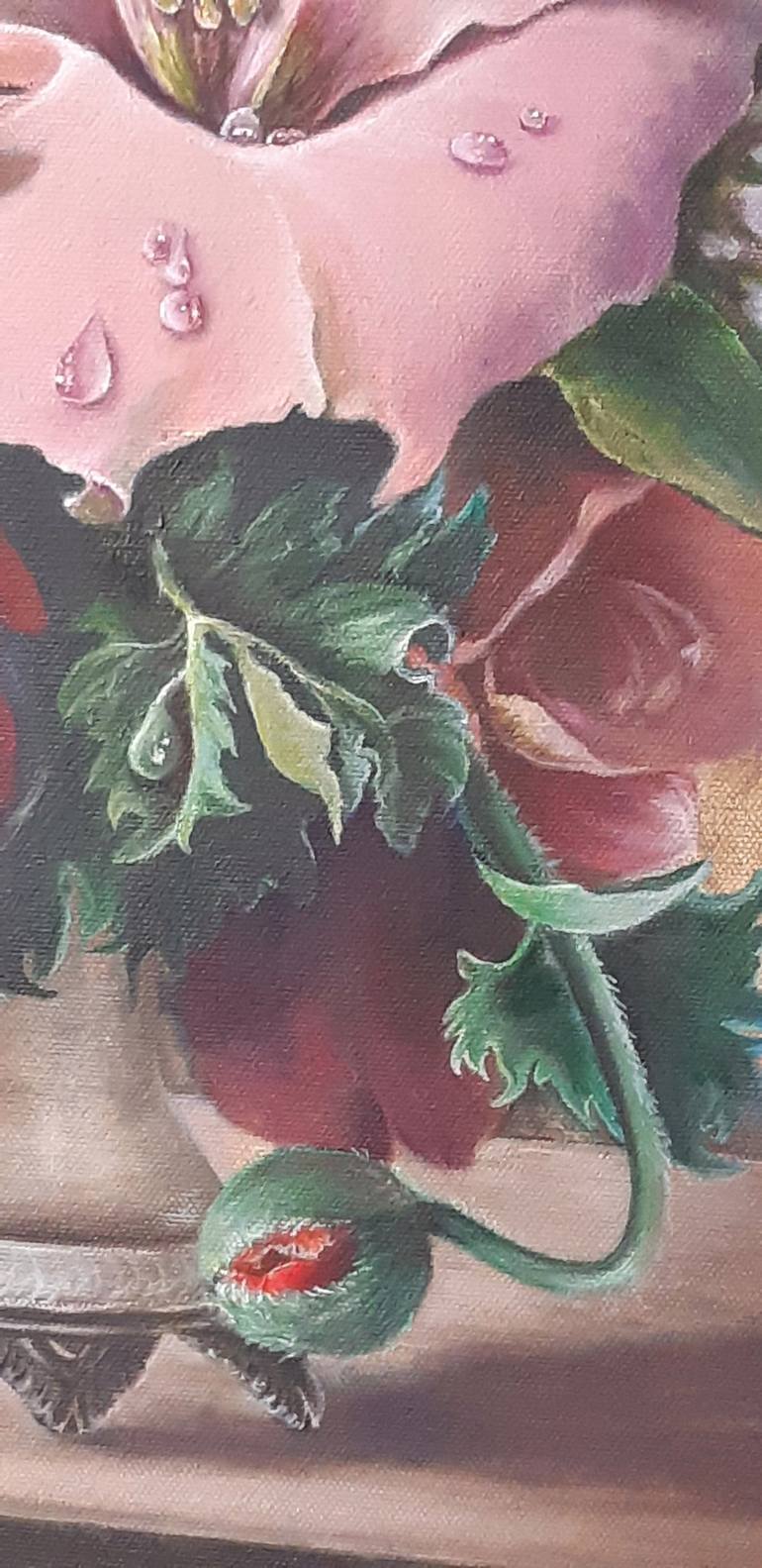 Original Fine Art Botanic Painting by Inese Eglite