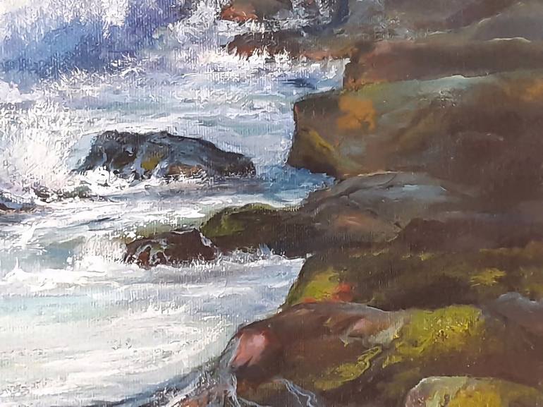 Original Realism Seascape Painting by Inese Eglite