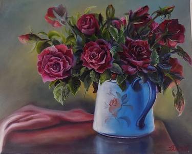 Original Impressionism Floral Paintings by Inese Eglite