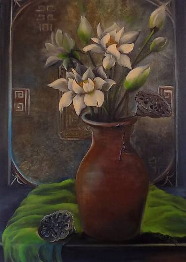 Original Floral Paintings by Inese Eglite