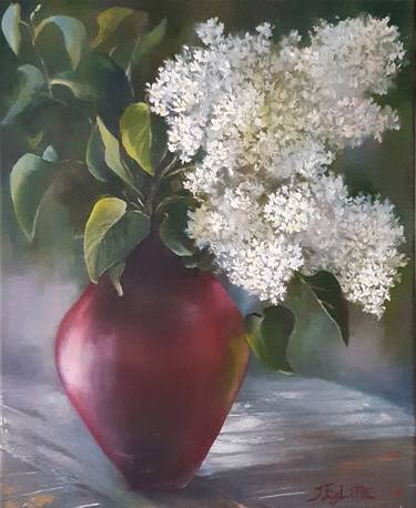 Original Still Life Paintings by Inese Eglite