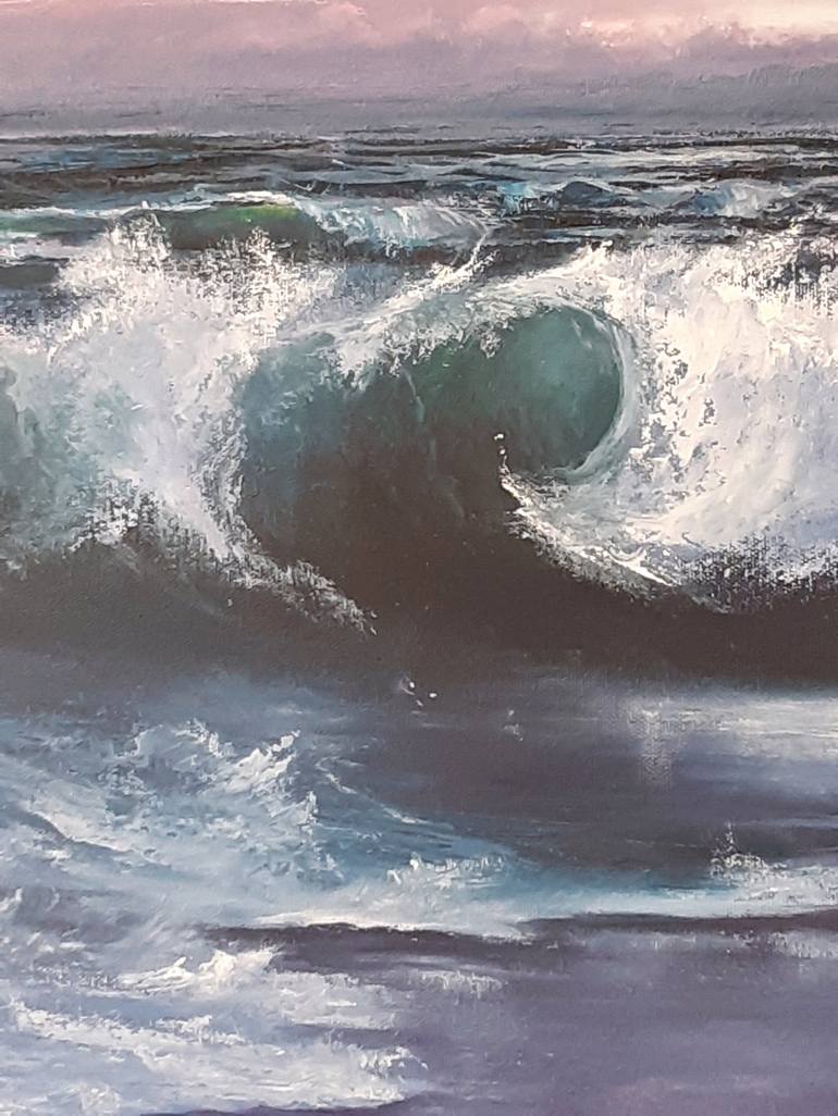 Original Contemporary Seascape Painting by Inese Eglite