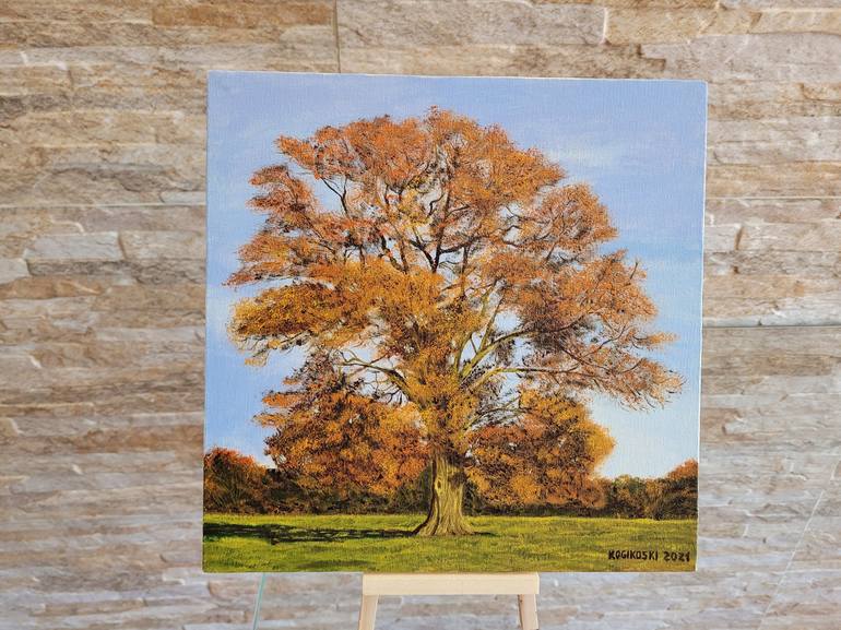 Original Realism Tree Painting by Erick Kogikoski