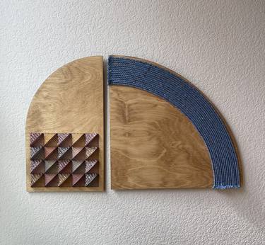 Original Modern Geometric Installation by Nosheen Iqbal