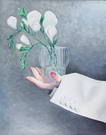 Original Contemporary Floral Painting by Natalia Tremasova