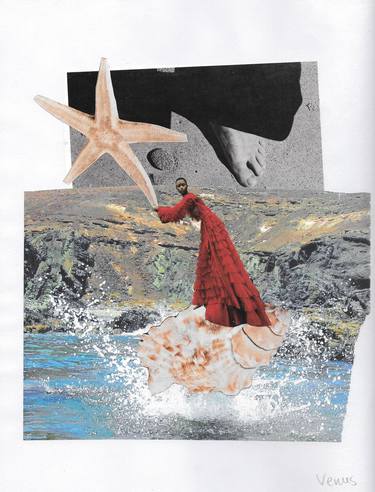 Print of Abstract Women Collage by Claudia Montes