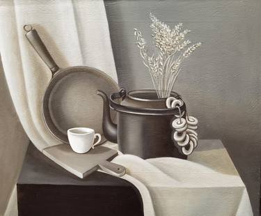 Still life with a teapot thumb