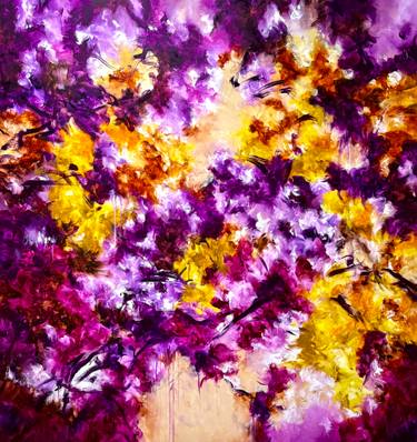 Original Abstract Expressionism Abstract Painting by Jiwon Jang