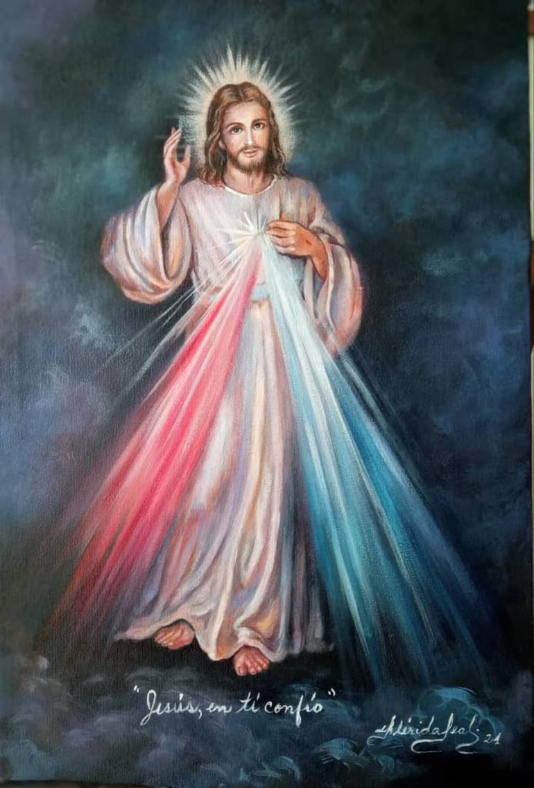 Divine Mercy Painting By Flerida Leal Saatchi Art   7862752 HSC00923 7 