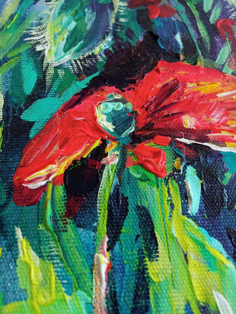 Original Impressionism Botanic Painting by Alexandra Kostetska