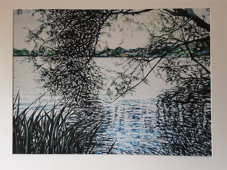 Original Contemporary Landscape Painting by Clare Louise Wrench