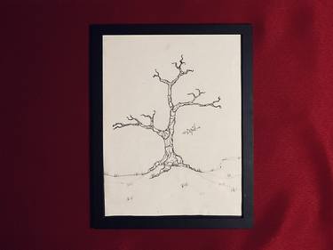 Original Minimalism Landscape Drawing by Miss  Cupid