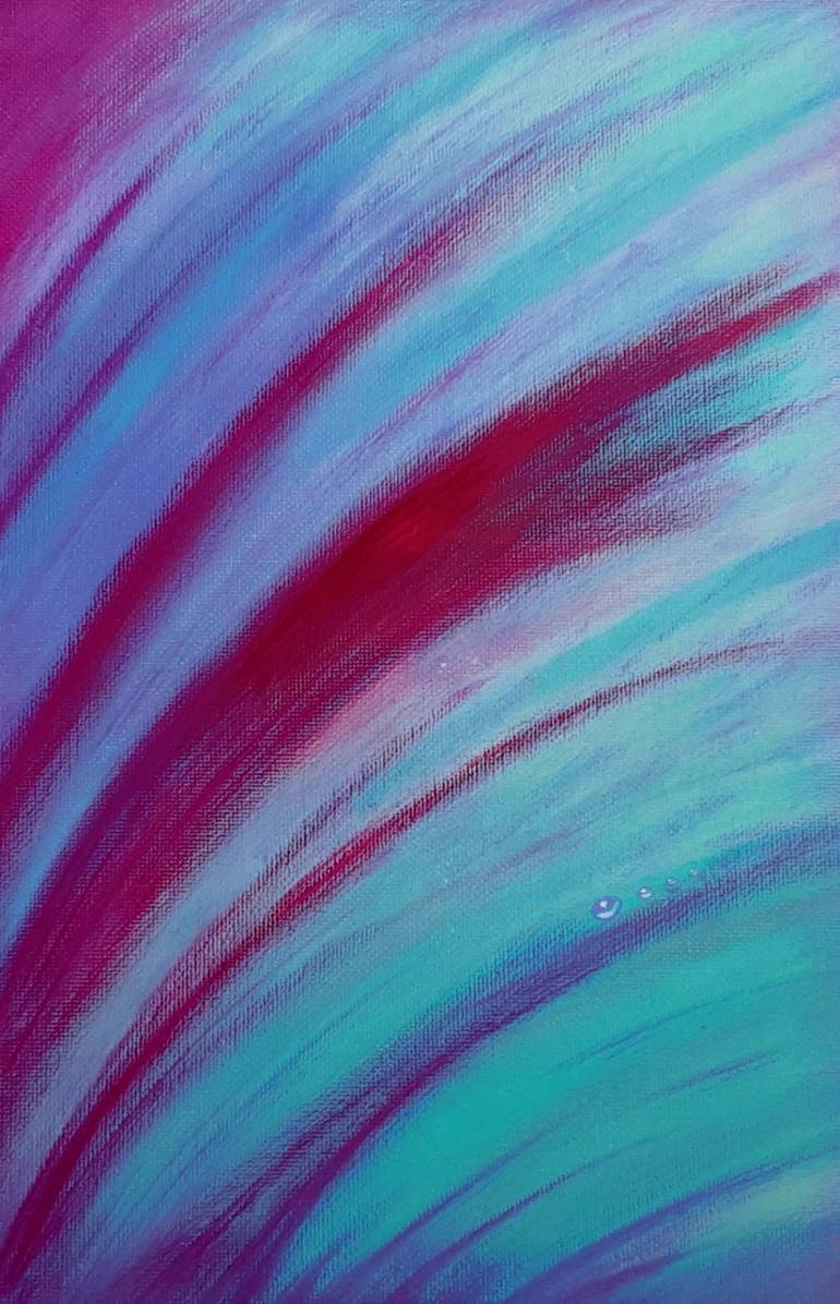 Middle original oil painting on canvas panel. Embrion. Painting by Guzel Bogomolova Saatchi Art