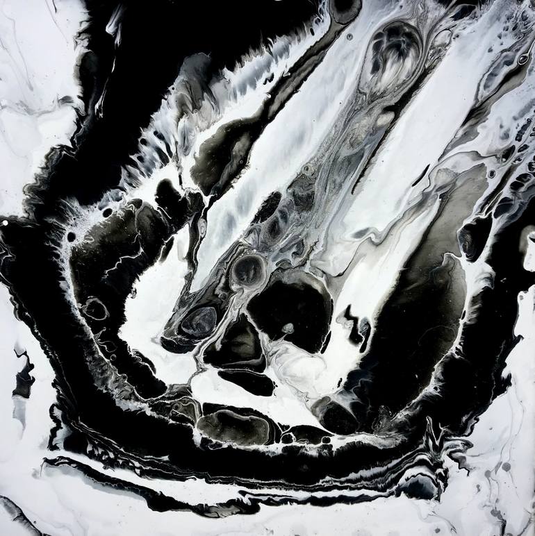 Meteorite Painting by Alona Bendyk | Saatchi Art