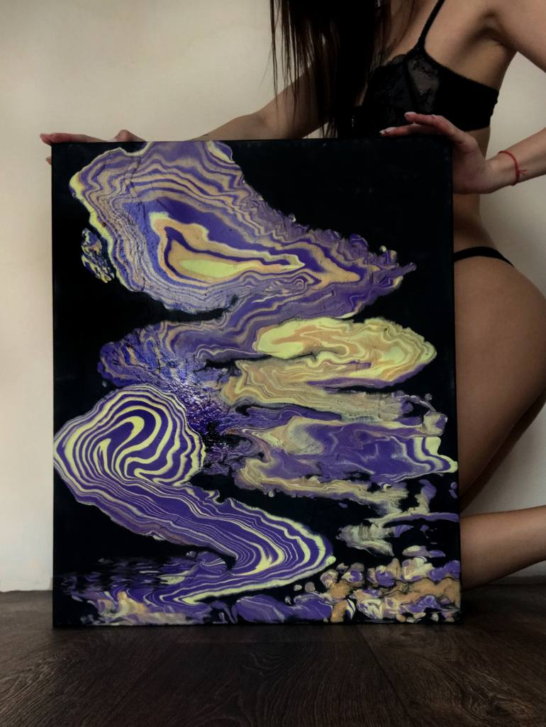 Original Minimalism Abstract Painting by Alona Bendyk
