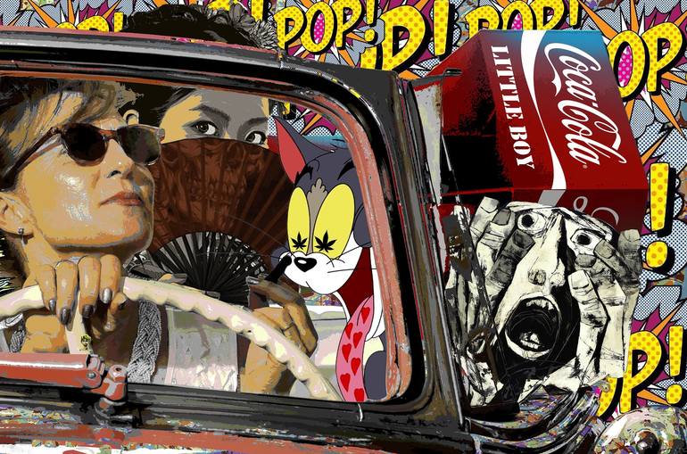 Original Contemporary Pop Culture/Celebrity Mixed Media by Reinaldo Ortega