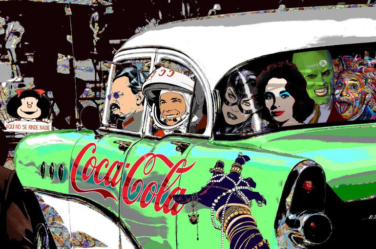 Original Pop Culture/Celebrity Mixed Media by Reinaldo Ortega