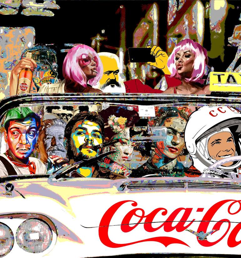 Original Pop Art Pop Culture/Celebrity Mixed Media by Reinaldo Ortega