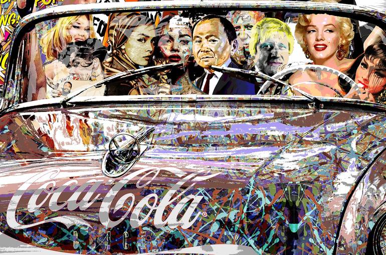 Original Pop Culture/Celebrity Mixed Media by Reinaldo Ortega