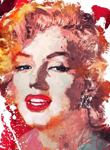 Original Pop Culture/Celebrity Mixed Media by Birch Cottage Studio