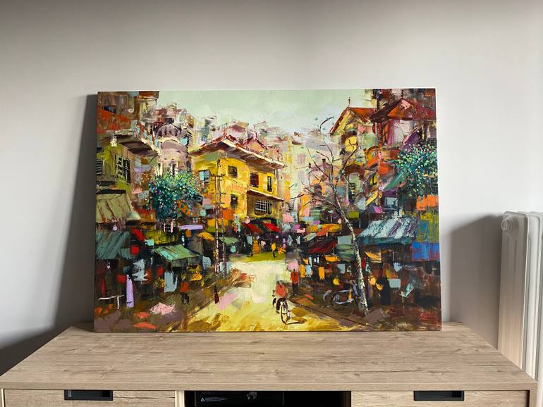 Original Abstract Landscape Painting by Javier Martin