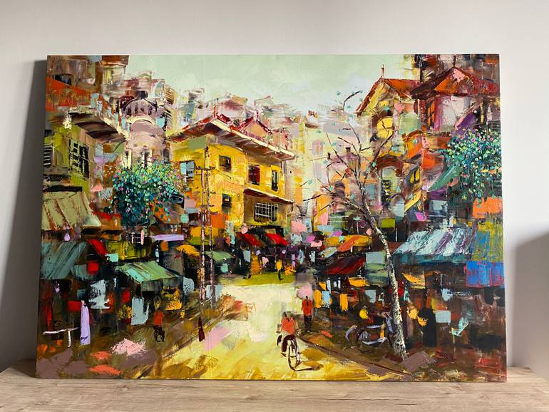 Original Abstract Landscape Painting by Javier Martin