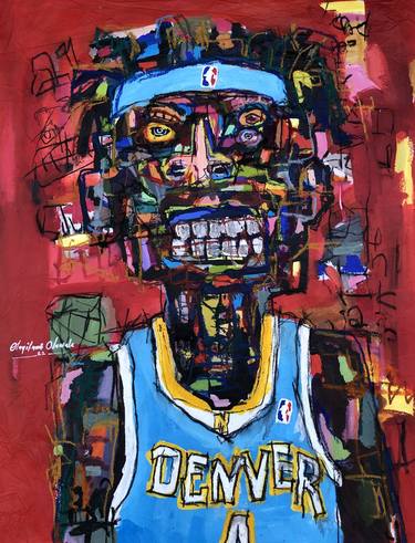 Original Expressionism Portrait Paintings by Olayikanmi Olawale