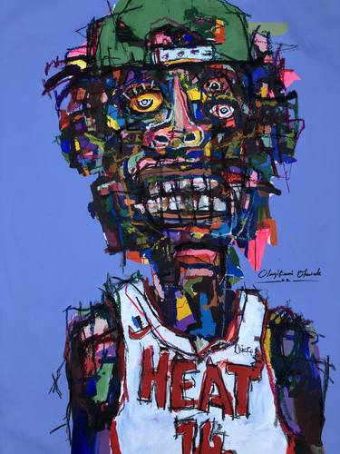 Original Abstract Expressionism Portrait Paintings by Olayikanmi Olawale