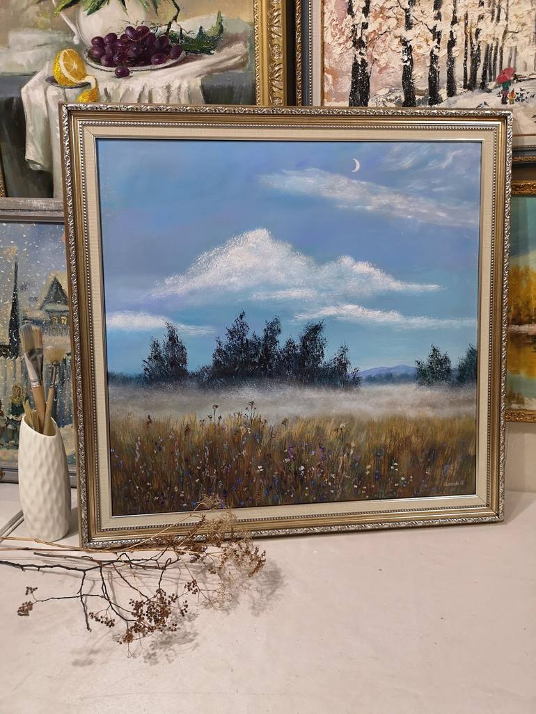 Original Impressionism Nature Painting by Julia Belousova