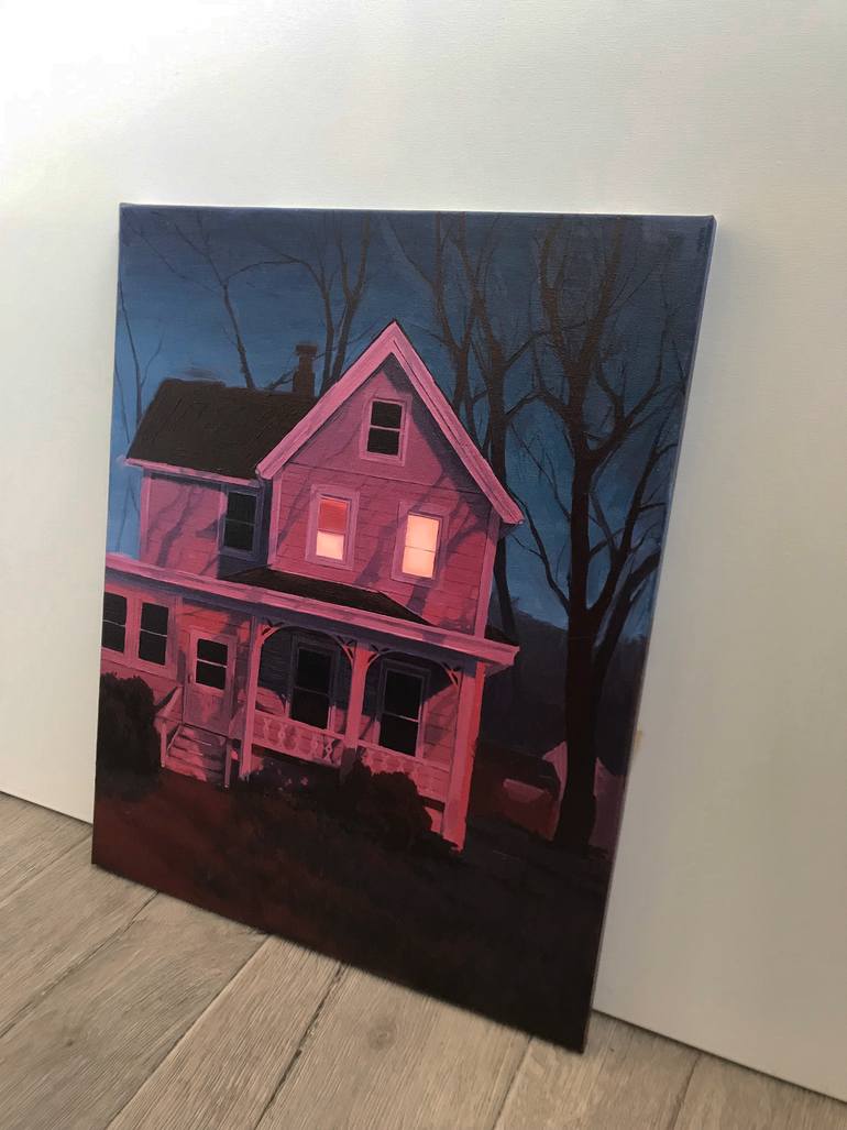 Original Conceptual Home Painting by Polina Raskolnikova
