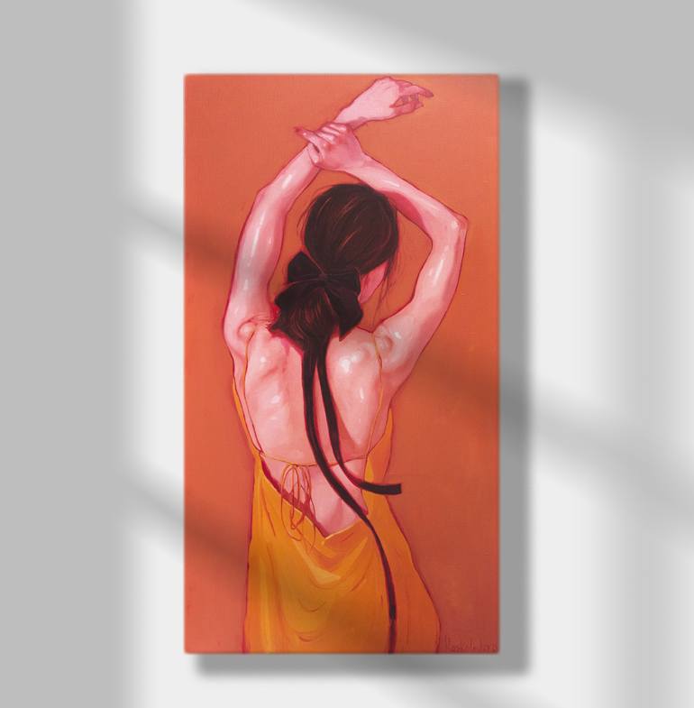 Original Figurative Nude Painting by Polina Raskolnikova