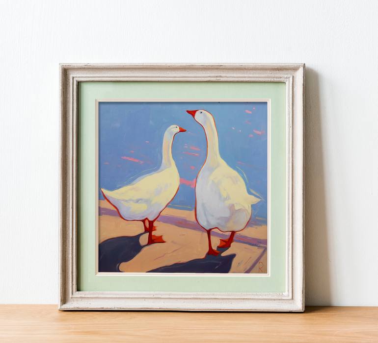 Original Figurative Animal Painting by Polina Raskolnikova