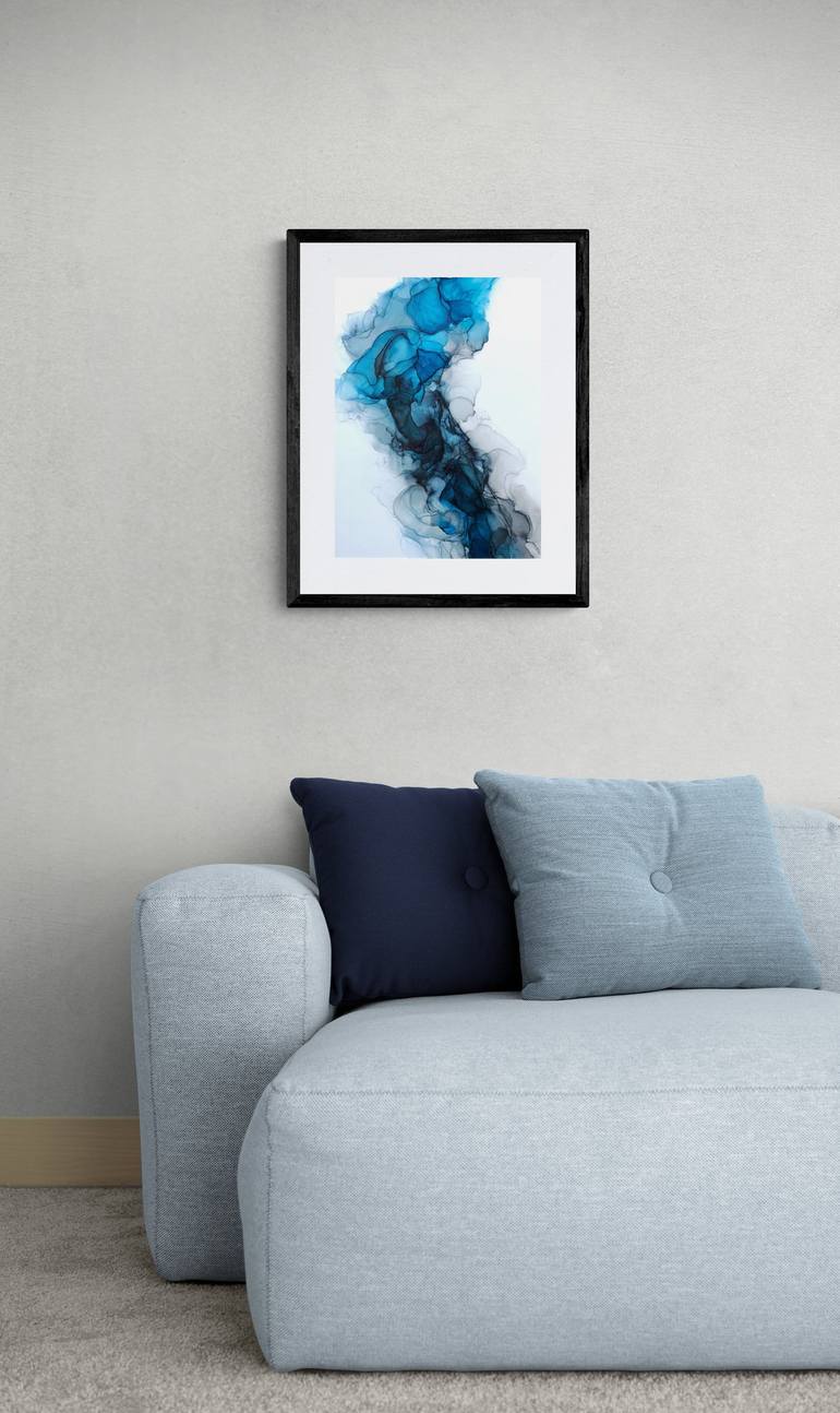 Original inkart Abstract Painting by Anna Savina