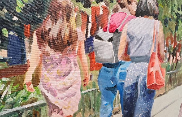 Original Figurative People Painting by Shirley Padureanu