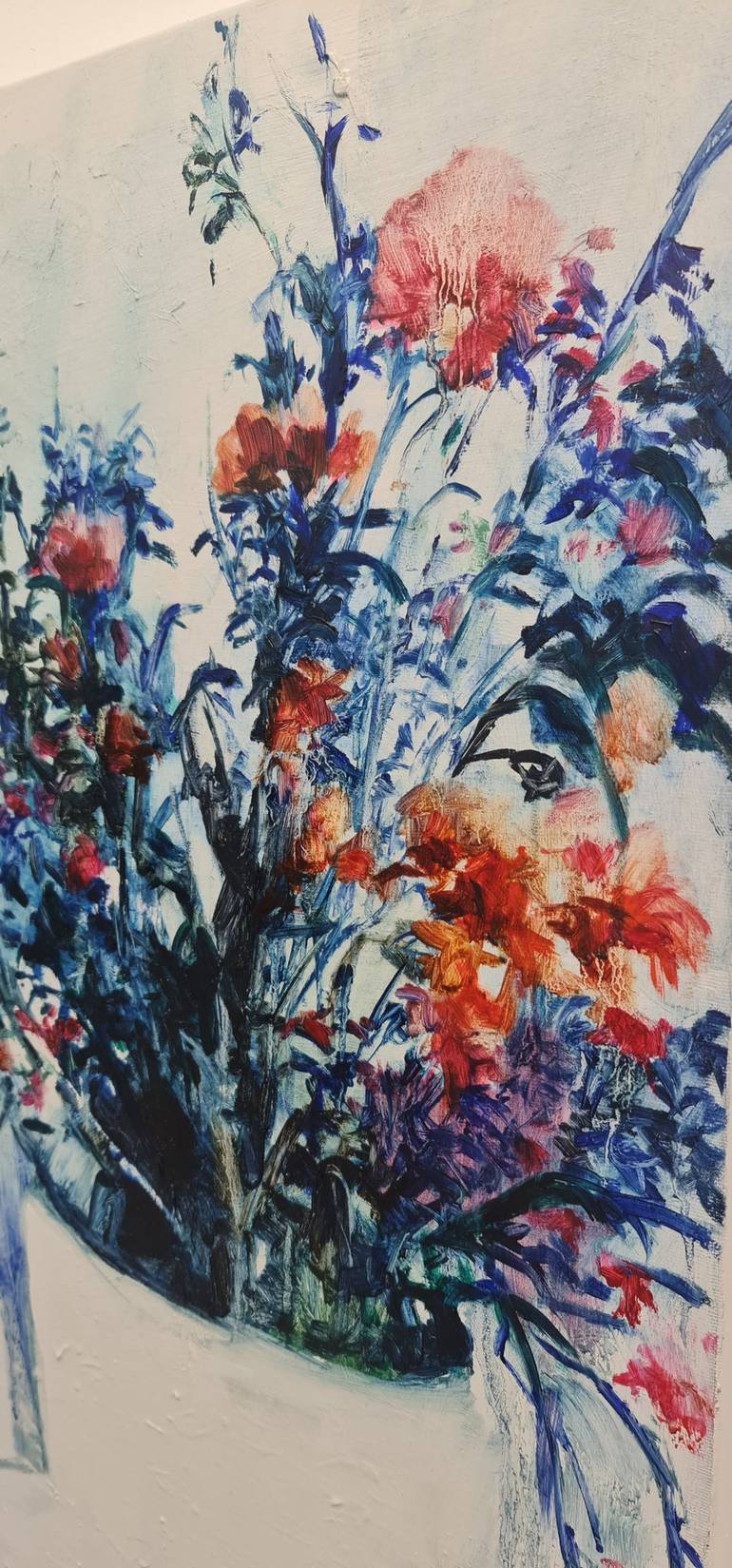 Original Figurative Floral Painting by Shirley Padureanu