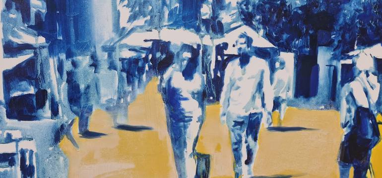 Original Figurative People Painting by Shirley Padureanu