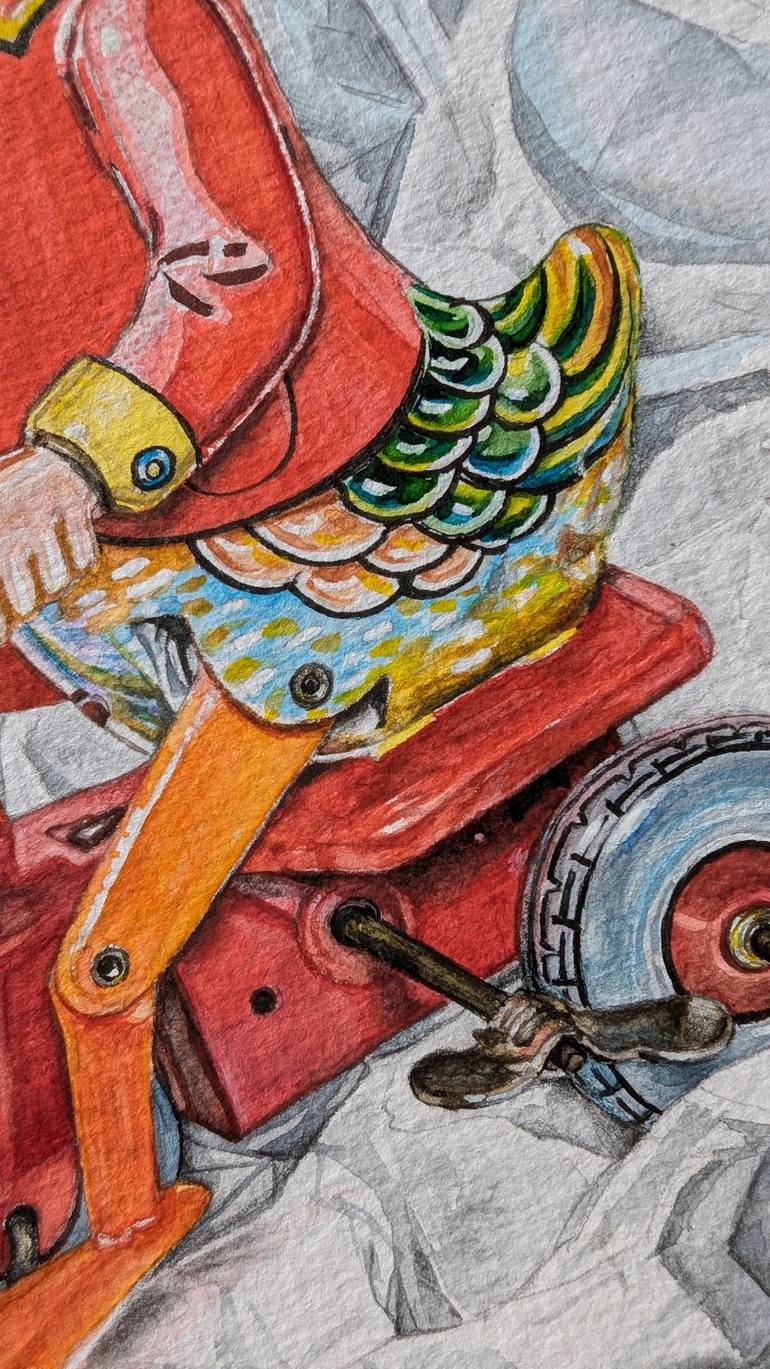 Original Color Field Painting Still Life Painting by Tatjana Osipova