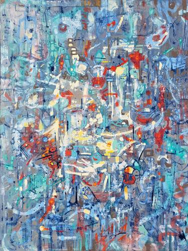 Original Expressionism Abstract Paintings by Paul Costa